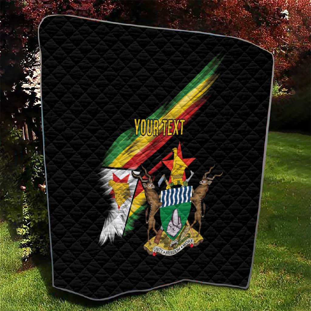 Zimbabwe Wings Flag Quilt Proudly Zimbabwean - African Pride