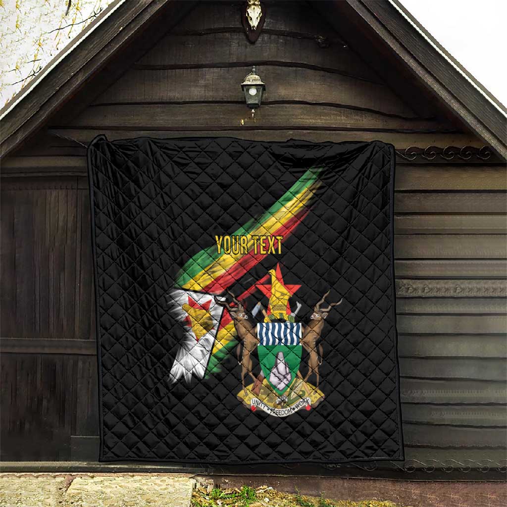 Zimbabwe Wings Flag Quilt Proudly Zimbabwean - African Pride