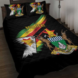 Zimbabwe Wings Flag Quilt Bed Set Proudly Zimbabwean - African Pride