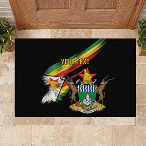 Zimbabwe Wings Flag Rubber Doormat Proudly Zimbabwean - African Pride