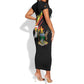 Zimbabwe Wings Flag Short Sleeve Bodycon Dress Proudly Zimbabwean - African Pride