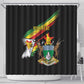 Zimbabwe Wings Flag Shower Curtain Proudly Zimbabwean - African Pride