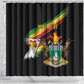 Zimbabwe Wings Flag Shower Curtain Proudly Zimbabwean - African Pride