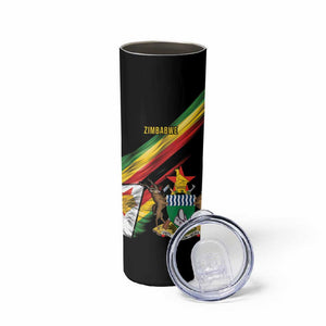 Zimbabwe Wings Flag Skinny Tumbler Proudly Zimbabwean - African Pride