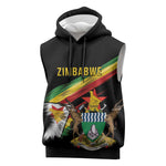 Zimbabwe Wings Flag Sleeveless Hoodie Proudly Zimbabwean - African Pride