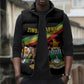 Personalized Zimbabwe Wings Flag Sleeveless Puffer Jacket Proudly Zimbabwean