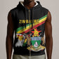 Zimbabwe Wings Flag Sleeveless Zip Hoodie Proudly Zimbabwean - African Pride
