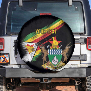 Zimbabwe Wings Flag Spare Tire Cover Proudly Zimbabwean - African Pride