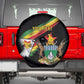Zimbabwe Wings Flag Spare Tire Cover Proudly Zimbabwean - African Pride
