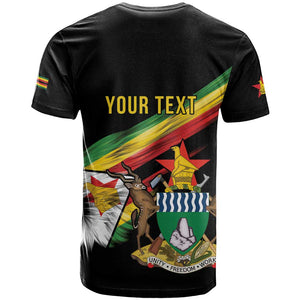 Zimbabwe Wings Flag T shirt Proudly Zimbabwean - African Pride