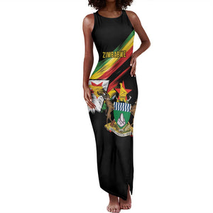 Zimbabwe Wings Flag Tank Maxi Dress Proudly Zimbabwean - African Pride