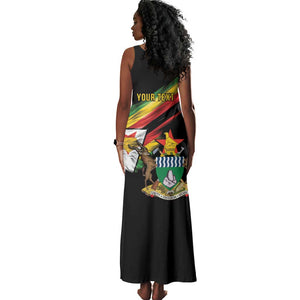 Zimbabwe Wings Flag Tank Maxi Dress Proudly Zimbabwean - African Pride