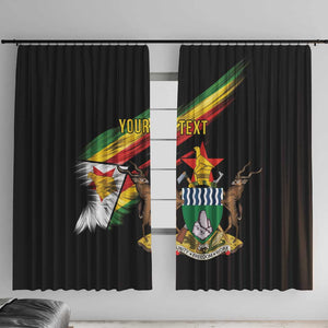 Zimbabwe Wings Flag Window Curtain Proudly Zimbabwean - African Pride