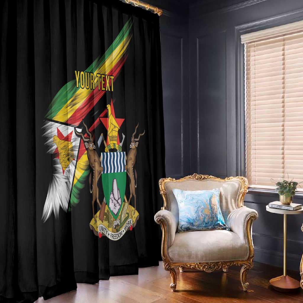 Zimbabwe Wings Flag Window Curtain Proudly Zimbabwean - African Pride