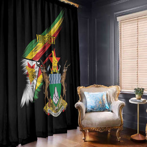 Zimbabwe Wings Flag Window Curtain Proudly Zimbabwean - African Pride