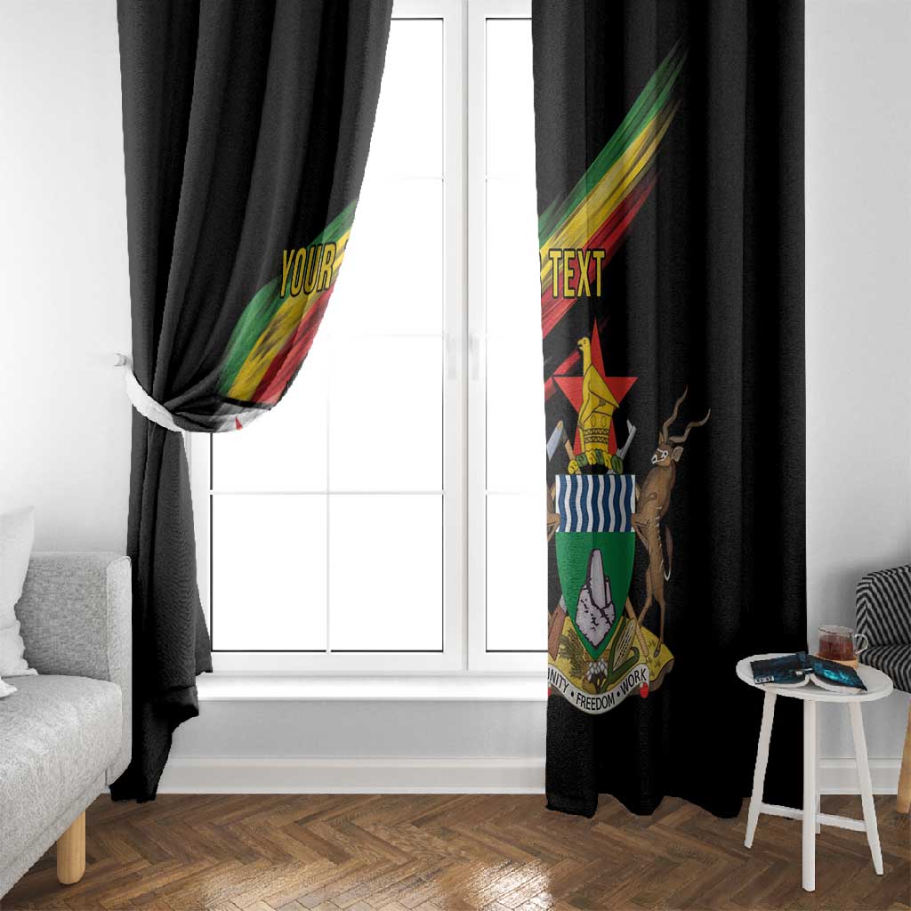 Zimbabwe Wings Flag Window Curtain Proudly Zimbabwean - African Pride