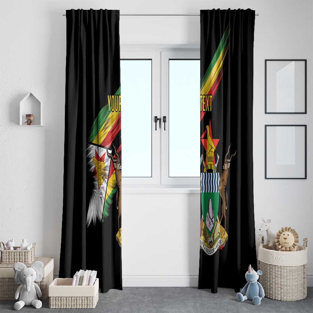 Zimbabwe Wings Flag Window Curtain Proudly Zimbabwean - African Pride