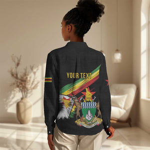 Zimbabwe Wings Flag Women Casual Shirt Proudly Zimbabwean - African Pride
