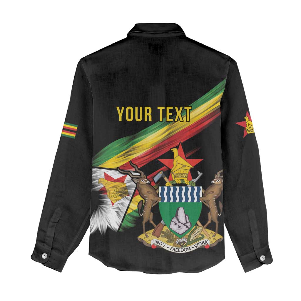 Zimbabwe Wings Flag Women Casual Shirt Proudly Zimbabwean - African Pride
