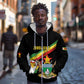 Zimbabwe Wings Flag Zip Hoodie Proudly Zimbabwean - African Pride