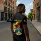 Personalized Zimbabwe Wings Flag Zipper Polo Shirt Proudly Zimbabwean