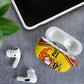 Custom Africa Cricket Uganda AirPods Case Cranes Cricket Ball Fire