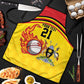 Custom Africa Cricket Uganda Apron Cranes Cricket Ball Fire