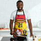 Custom Africa Cricket Uganda Apron Cranes Cricket Ball Fire