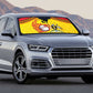 Custom Africa Cricket Uganda Auto Sun Shade Cranes Cricket Ball Fire