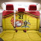 Custom Africa Cricket Uganda Back Car Seat Cover Cranes Cricket Ball Fire - African Pride