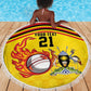 Custom Africa Cricket Uganda Beach Blanket Cranes Cricket Ball Fire - African Pride