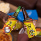 Custom Africa Cricket Uganda 4 in 1 Can Cooler Tumbler Cranes Cricket Ball Fire - African Pride