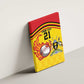 Custom Africa Cricket Uganda Canvas Wall Art Cranes Cricket Ball Fire - African Pride