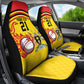 Custom Africa Cricket Uganda Car Seat Cover Cranes Cricket Ball Fire - African Pride