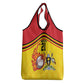 Custom Africa Cricket Uganda Grocery Bag Cranes Cricket Ball Fire - African Pride
