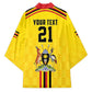 Custom Africa Cricket Uganda Kimono Cranes Cricket Ball Fire