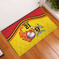 Custom Africa Cricket Uganda Rubber Doormat Cranes Cricket Ball Fire - African Pride