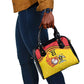 Custom Africa Cricket Uganda Shoulder Handbag Cranes Cricket Ball Fire - African Pride