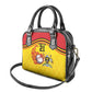 Custom Africa Cricket Uganda Shoulder Handbag Cranes Cricket Ball Fire - African Pride