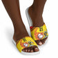 Custom Africa Cricket Uganda Slide Sandals Cranes Cricket Ball Fire