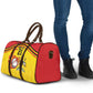 Custom Africa Cricket Uganda Travel Bag Cranes Cricket Ball Fire