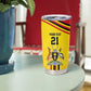 Custom Africa Cricket Uganda Tumbler Cup Cranes Cricket Ball Fire - African Pride