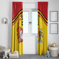 Custom Africa Cricket Uganda Window Curtain Cranes Cricket Ball Fire - African Pride