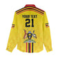 Custom Africa Cricket Uganda Women Casual Shirt Cranes Cricket Ball Fire - African Pride
