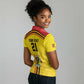 Custom Africa Cricket Uganda Women Polo Shirt Cranes Cricket Ball Fire - African Pride