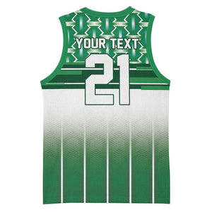 World Football Morocco Custom Basketball Jersey 1994 Away Retro Green Jersey - African Pride