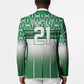 World Football Morocco Custom Blazer 1994 Away Retro Green Jersey - African Pride