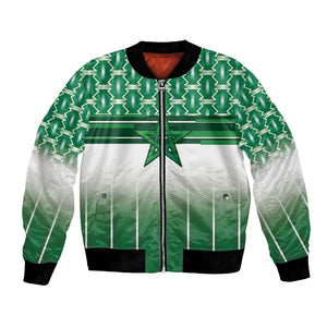 World Football Morocco Custom Bomber Jacket 1994 Away Retro Green Jersey - African Pride