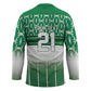 World Football Morocco Custom Hockey Jersey 1994 Away Retro Green Jersey - African Pride