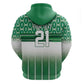 World Football Morocco Custom Hoodie 1994 Away Retro Green Jersey - African Pride
